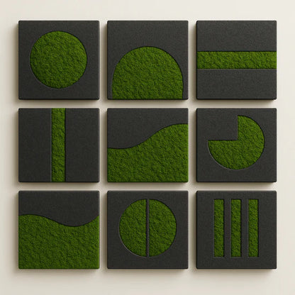 Akustikmodule mit Moos
